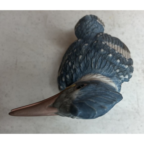 Vintage Boehm Porcelain Fledgling Kingfisher Bird #400-78 Made In USA - Picture 8 of 10